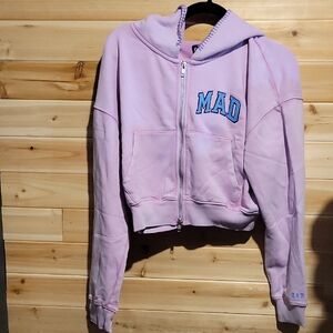 Madhappy Lilac Hoodie with Blue Accents